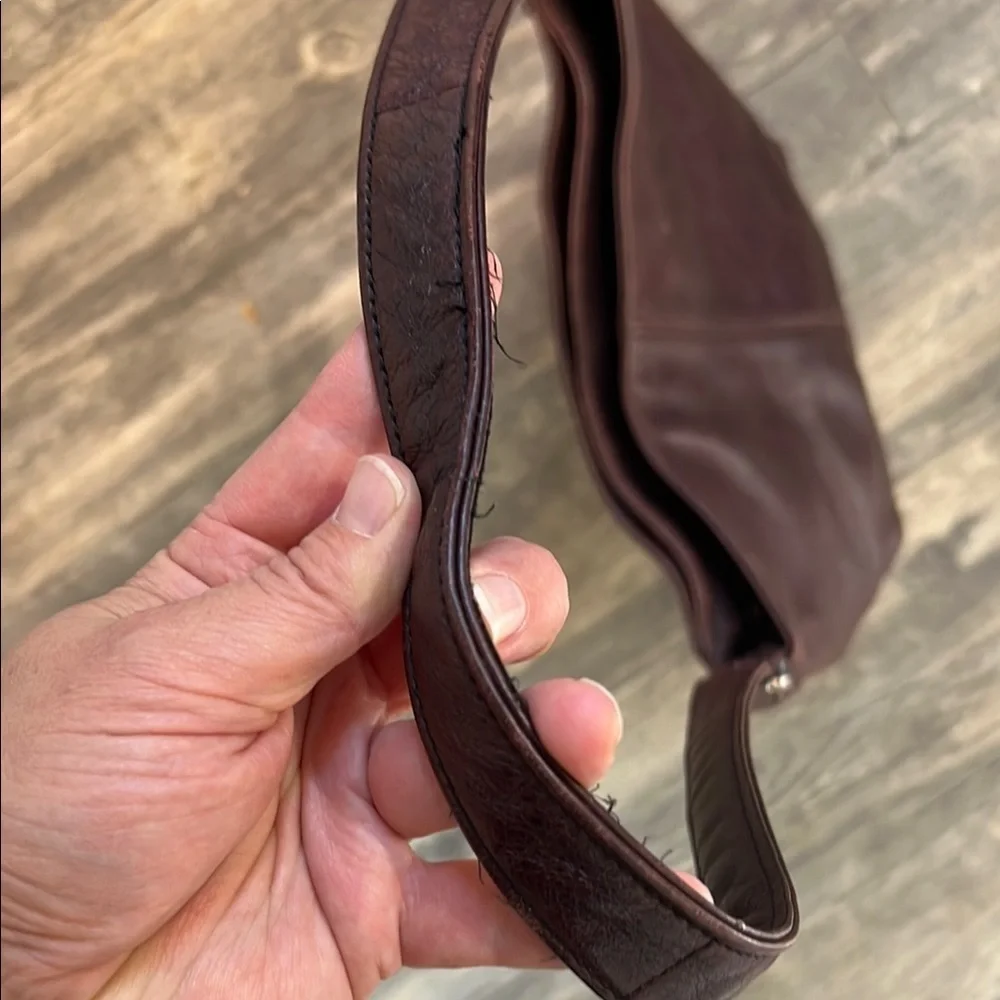 SAS Deep Burgundy Leather Bag